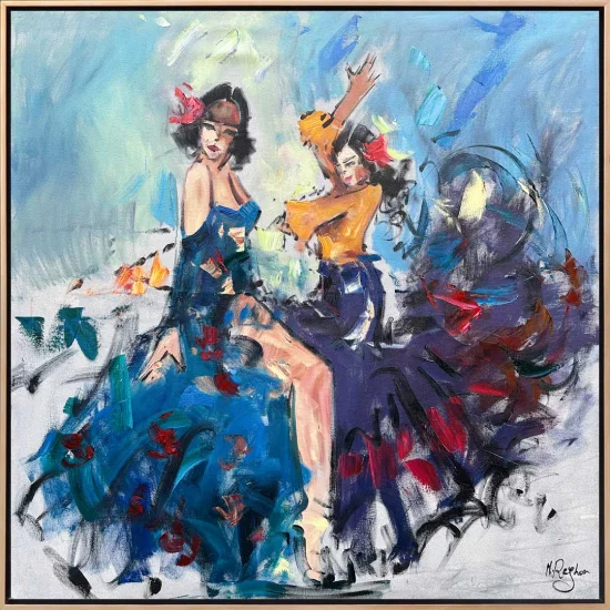 Colors of Dance Oil Painting