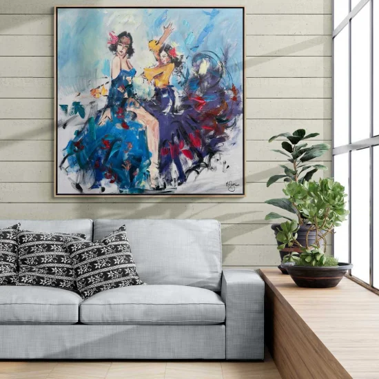 Colors of Dance Oil Painting