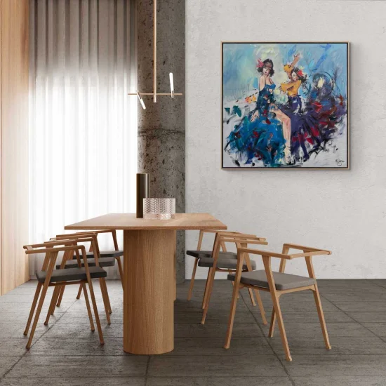 Colors of Dance Oil Painting