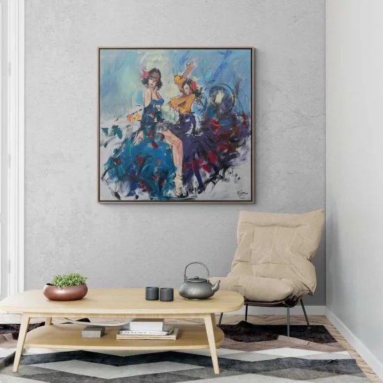 Colors of Dance Oil Painting