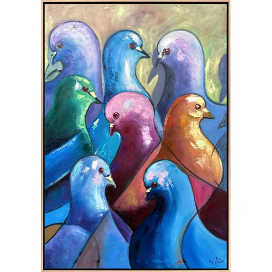Fruit Dove Oil Painting