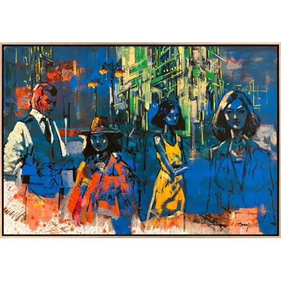 Gizemli İzler Yağlı Boya Tablosu