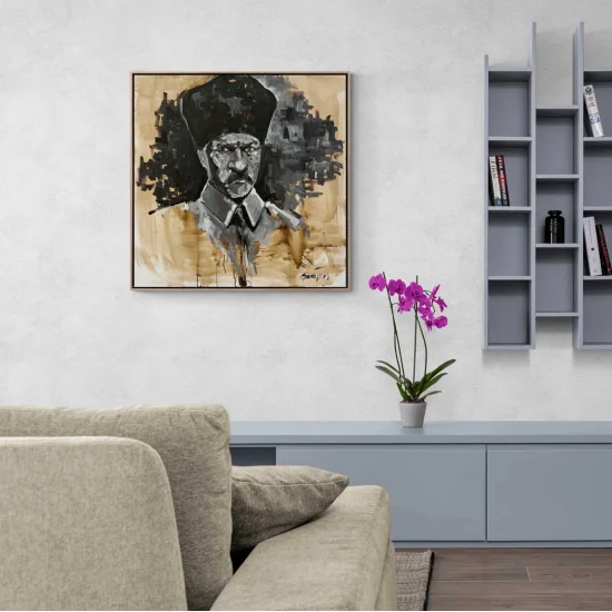 In a Qalpaq Oil Painting