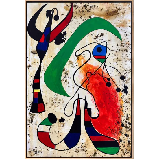 Joan Miro-Night Yağlı Boya Tablosu