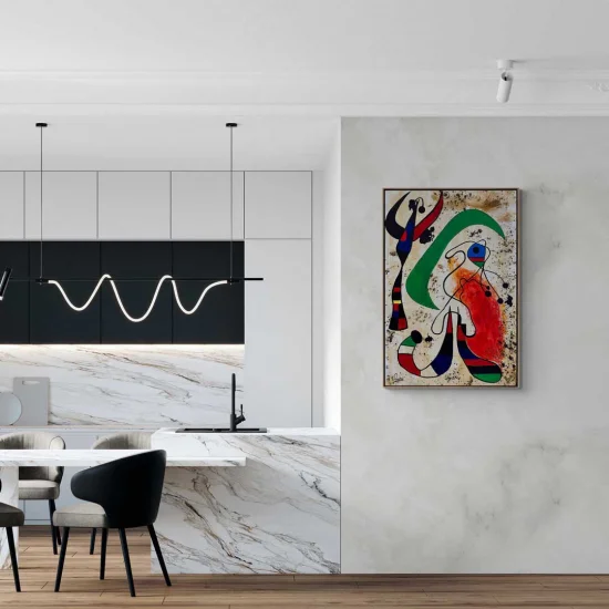 Joan Miro-Night Yağlı Boya Tablosu