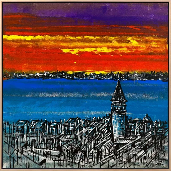 Linear Light The Magic of Galata Oil Painting | Simurg
