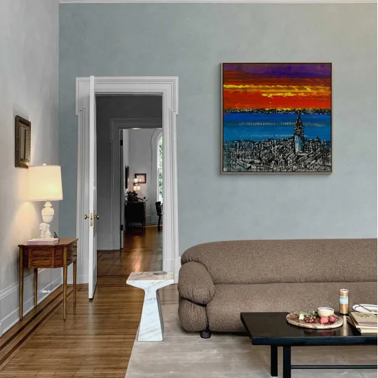 Linear Light The Magic of Galata Oil Painting | Simurg