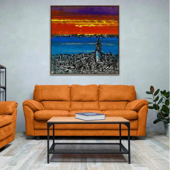 Linear Light The Magic of Galata Oil Painting | Simurg