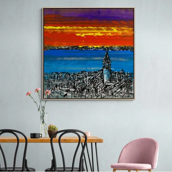 Linear Light The Magic of Galata Oil Painting | Simurg