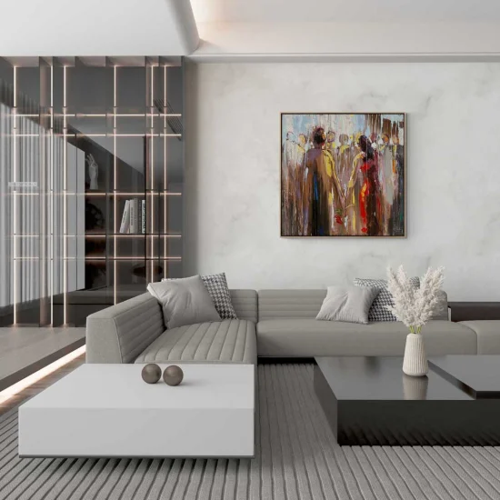 We Finally Reunited Oil Painting | Simurg Art Gallery