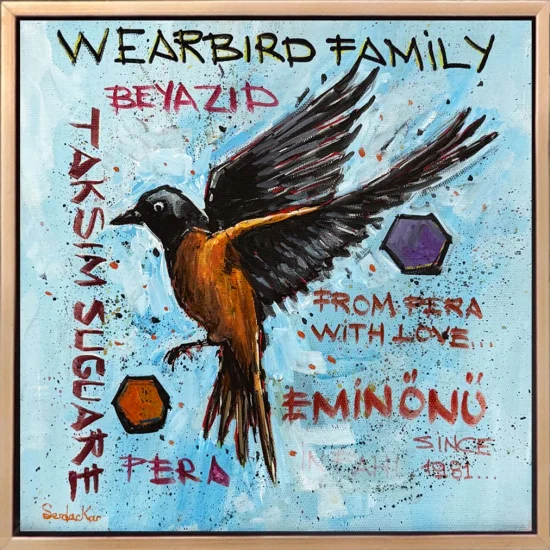 Bird of Taksim Oil Painting