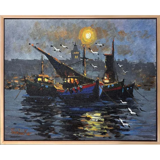 Night on the Bosphorus Oil Painting