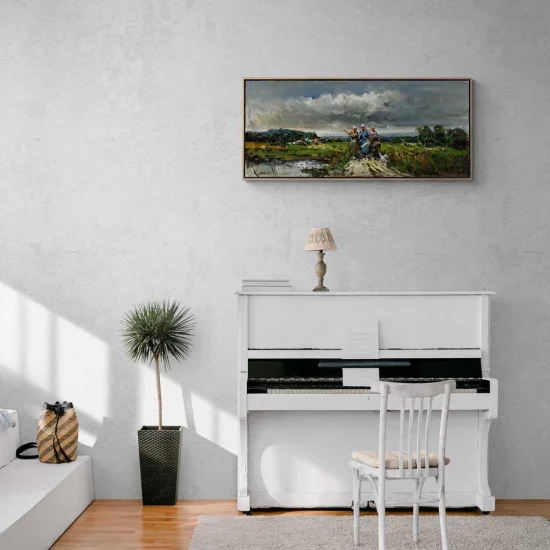 Köy Kadınları Yağlı Boya Tablosu