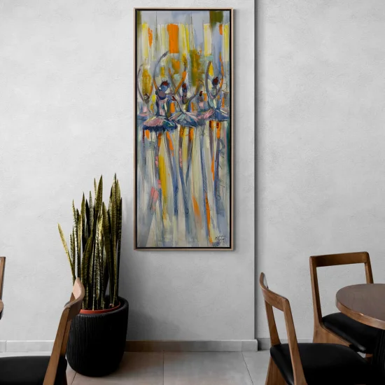 Ruhun Uçuşan Dansı Yağlı Boya Tablosu