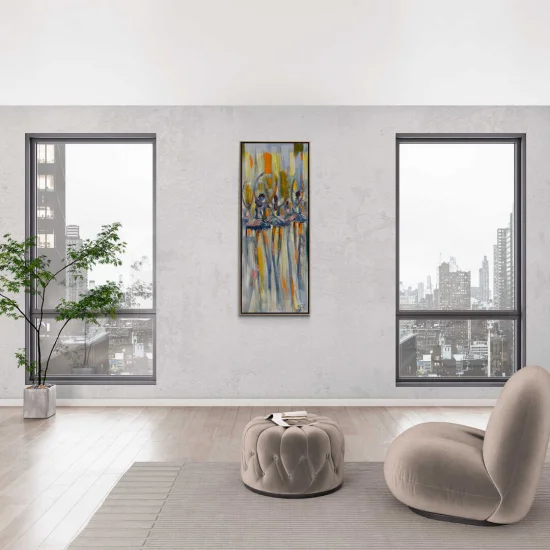 Ruhun Uçuşan Dansı Yağlı Boya Tablosu