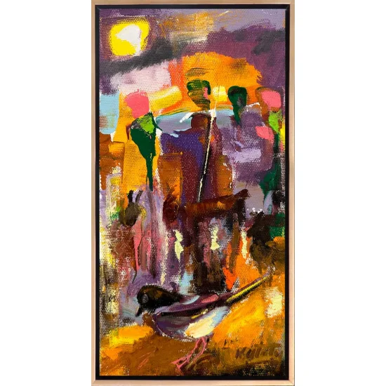 Soyut Doğa Yağlı Boya Tablosu