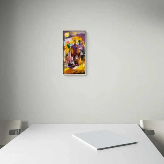 Soyut Doğa Yağlı Boya Tablosu