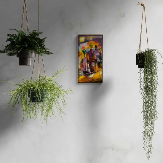 Soyut Doğa Yağlı Boya Tablosu