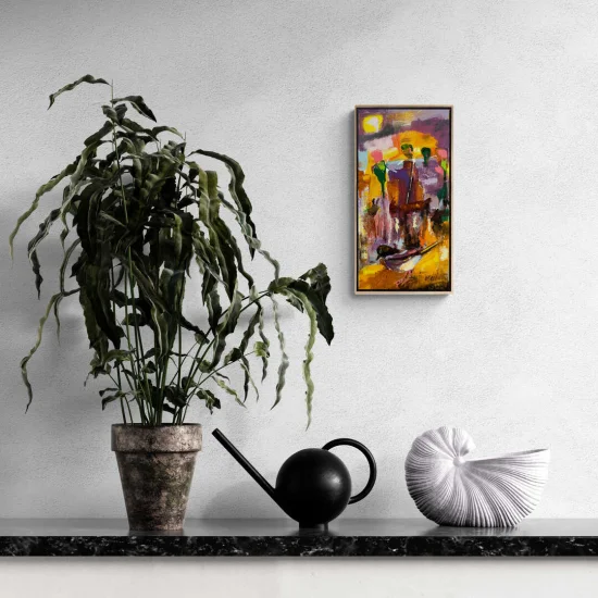 Soyut Doğa Yağlı Boya Tablosu