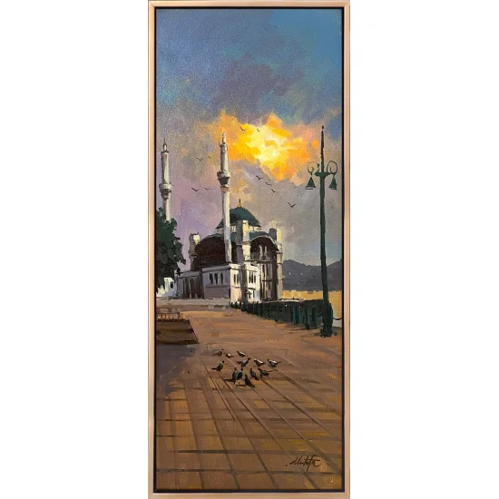 Tarihin Gölgesinde Boğaz Yağlı Boya Tablosu