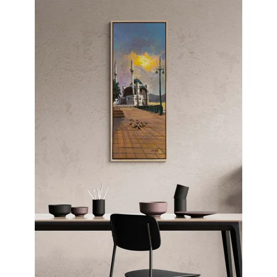 Tarihin Gölgesinde Boğaz Yağlı Boya Tablosu