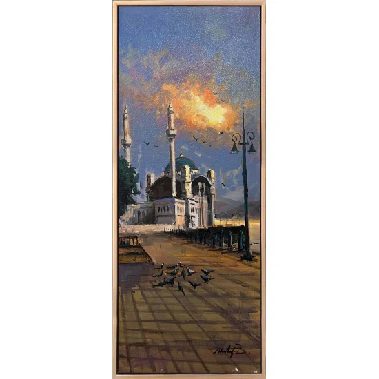 Ortaköy Cami Sessizlik Yağlı Boya Tablosu