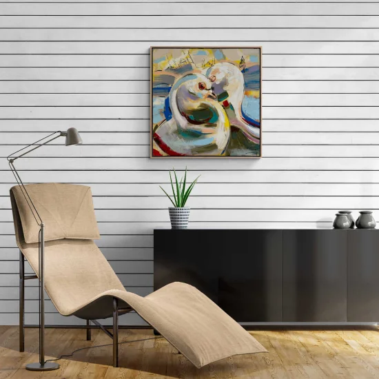 Aşkın Kanatları Yağlı Boya Tablosu