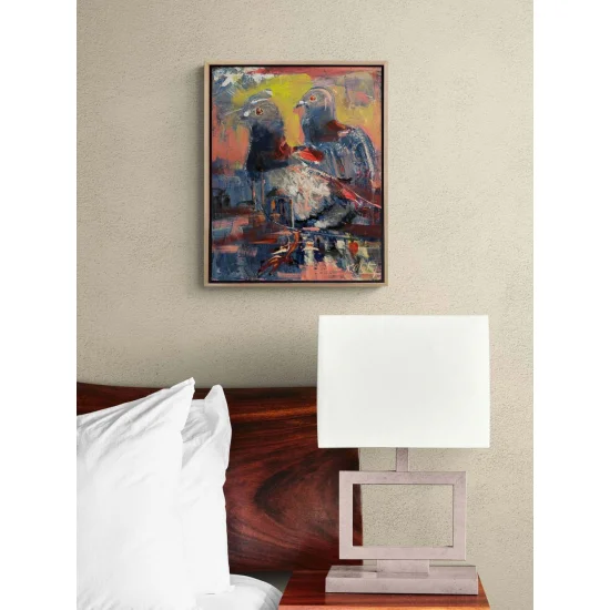 Liberated Doves Oil Painting