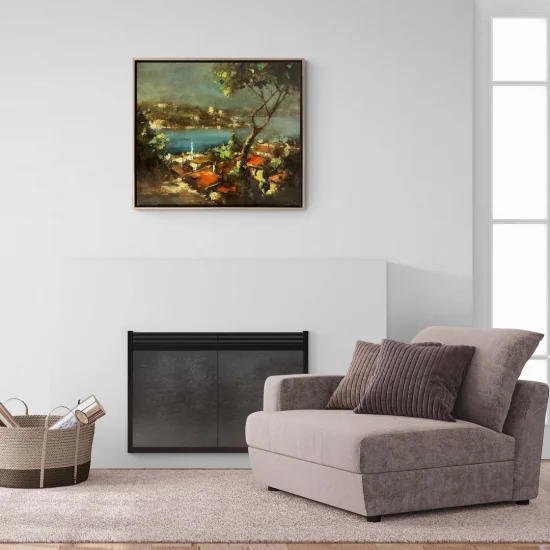 İstanbul Boğazında Mazi Yağlı Boya Tablosu