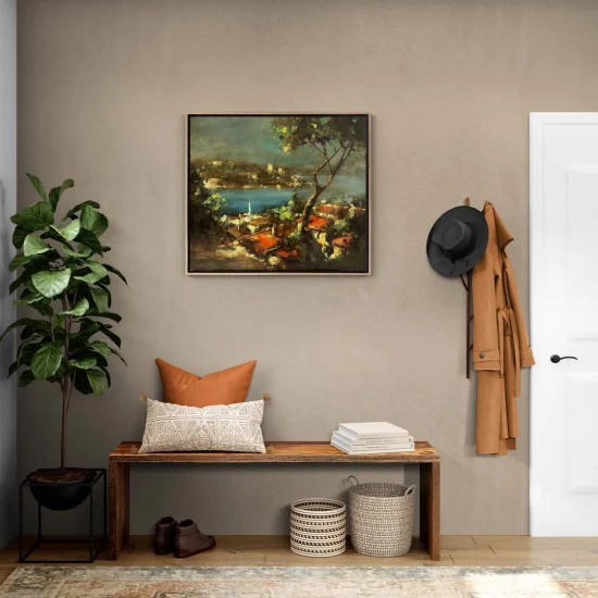 İstanbul Boğazında Mazi Yağlı Boya Tablosu