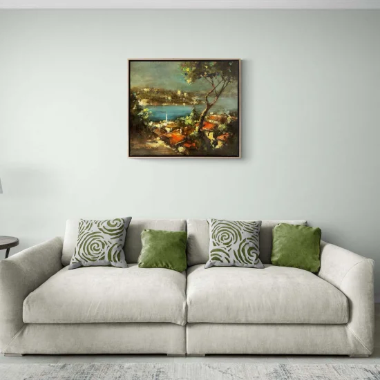 İstanbul Boğazında Mazi Yağlı Boya Tablosu