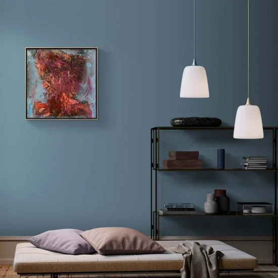 Soyut Ahenk Yağlı Boya Tablosu