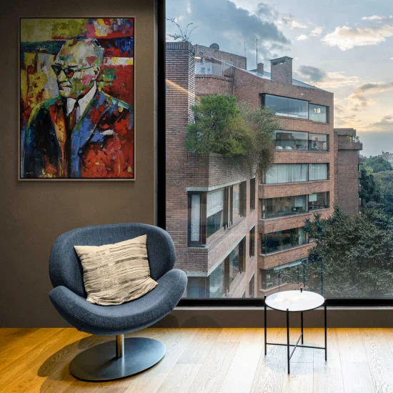 Atatürkün Liderliği Siparişe Özel Yağlı Boya Tablo