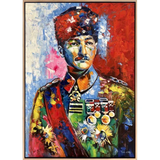 War of Independence Commander Oil Painting |  Simurg Art Gallery