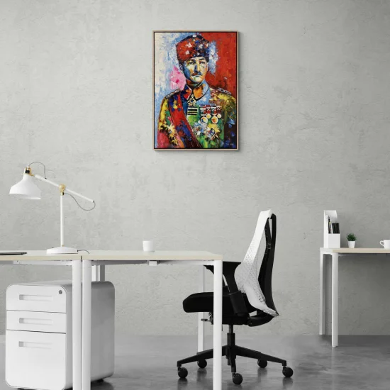 War of Independence Commander Oil Painting |  Simurg Art Gallery