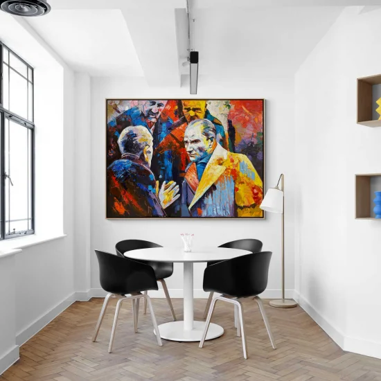 The Peasant is the Master of the Nation Oil Painting