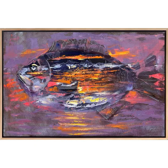 Balığın Karnında istanbul Yağlı Boya Tablosu