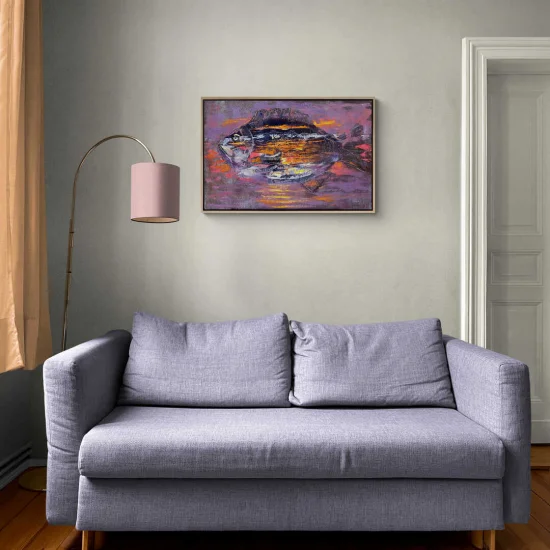 Balığın Karnında istanbul Yağlı Boya Tablosu