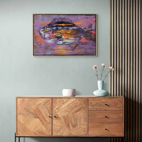 Balığın Karnında istanbul Yağlı Boya Tablosu