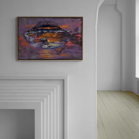 Balığın Karnında istanbul Yağlı Boya Tablosu