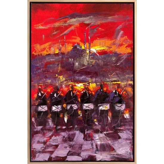 Orkestra Yağlı Boya Tablosu