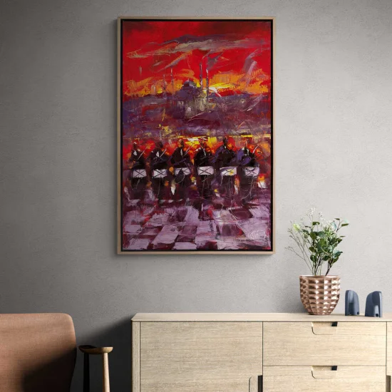 Orkestra Yağlı Boya Tablosu