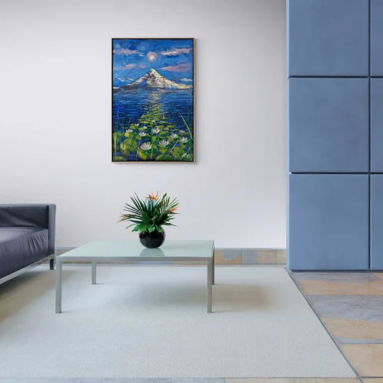 Magical Landscape of Water Lilies Oil Painting