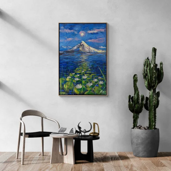 Magical Landscape of Water Lilies Oil Painting