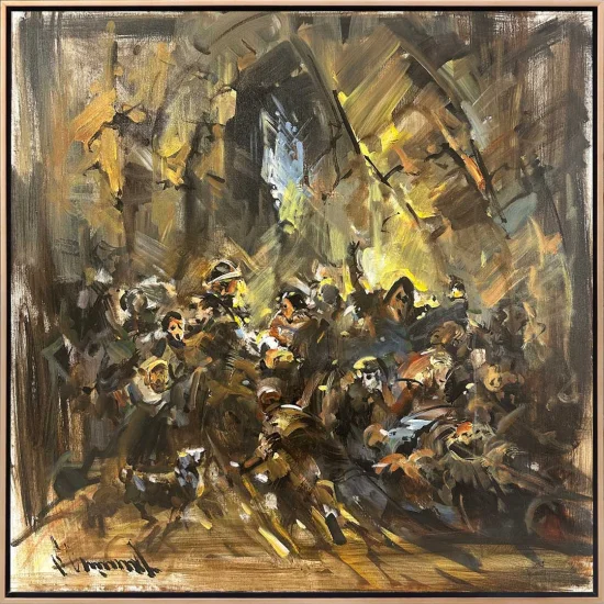 Muharebe Yağlı Boya Tablosu