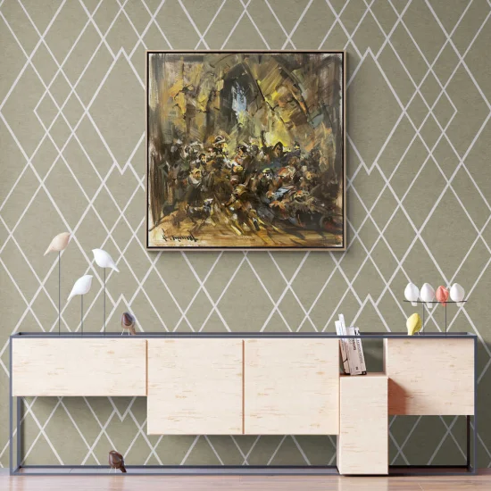 Muharebe Yağlı Boya Tablosu