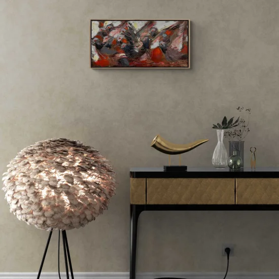 Flight of Pigeons Oil Painting