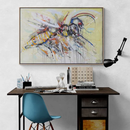 Mekanik Çağ Yağlı Boya Tablosu