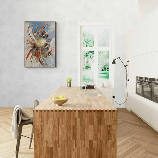 Teknolojik Uçuşlar Yağlı Boya Tablosu