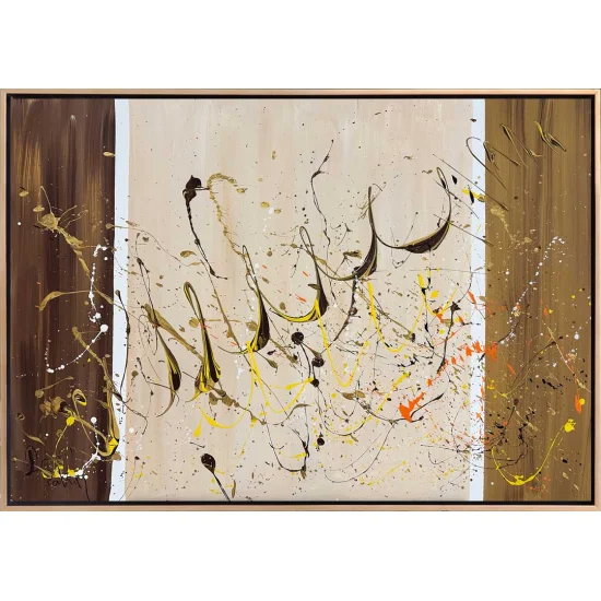 Renkli Görsel Serenat Yağlı Boya Tablosu